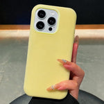 Custodia in silicone liquido effetto pelle per iPhone 17