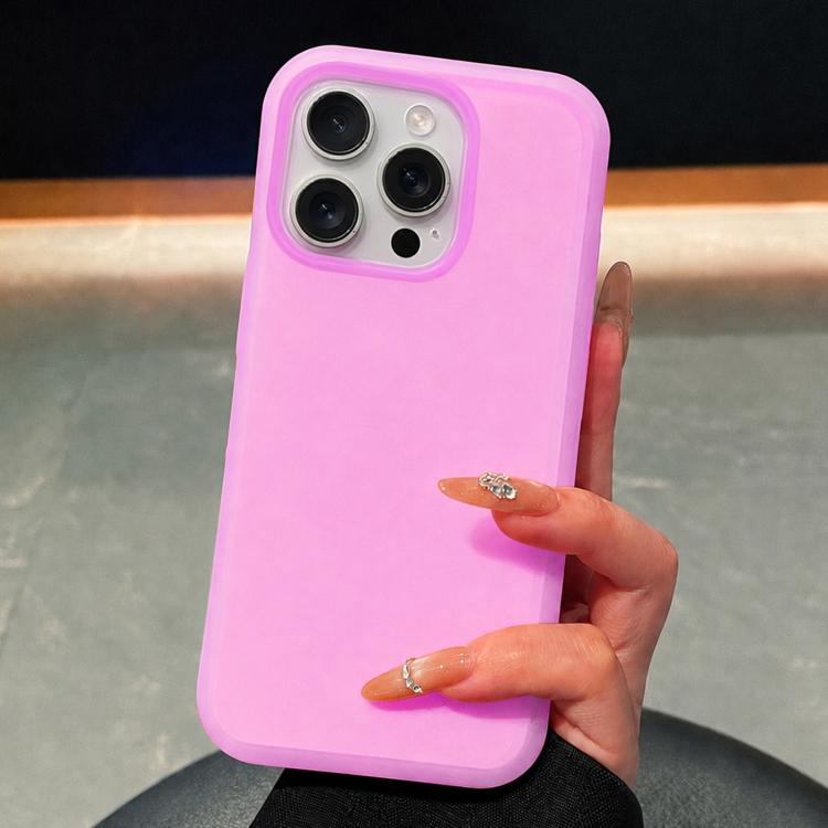 Custodia in silicone liquido effetto pelle per iPhone 17