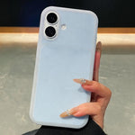 Custodia in silicone effetto pelle per iPhone 16 Pro