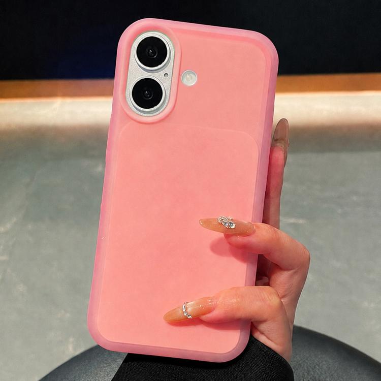 Custodia in silicone effetto pelle per iPhone 16 Pro
