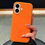 Custodia in silicone effetto pelle per iPhone 16 Pro