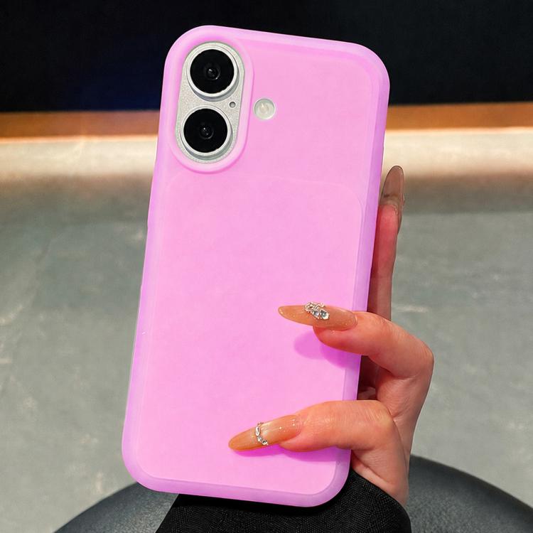 Custodia in silicone effetto pelle per iPhone 16 Pro