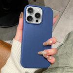 Custodia in silicone effetto pelle per iPhone 14 Pro