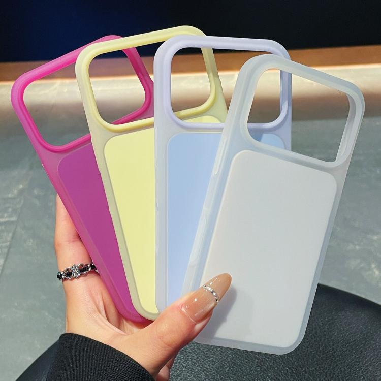 Custodia in silicone liquido effetto pelle per iPhone 15