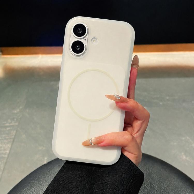 Custodia magnetica in silicone per iPhone 16 e 16 Pro