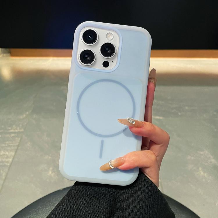 Custodia in silicone liquido magnetica per iPhone 14 Pro e 14 Pro