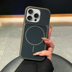 Custodia in silicone liquido magnetica per iPhone 14 Pro e 14 Pro