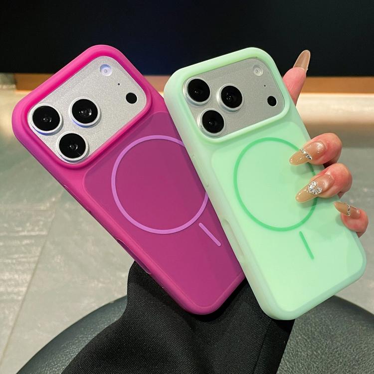Custodia magnetica in silicone per iPhone 16 e 16 Pro