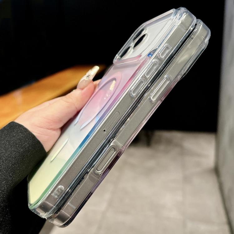 Custodia MagSafe trasparente sfumata per iPhone 17 Pro Max