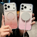 Custodia MagSafe trasparente sfumata per iPhone 17 Pro Max