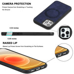 Custodia magnetica in PU e TPU per iPhone 12