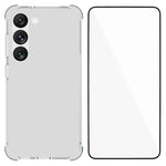 Custodia TPU trasparente antiurto con pellicola per Galaxy S26 FE 5G