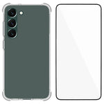 Custodia TPU trasparente antiurto con pellicola per Galaxy S26 FE 5G