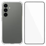 Custodia TPU trasparente antiurto con pellicola per Galaxy S26 FE 5G