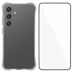 Custodia TPU trasparente antiurto con pellicola per Galaxy S26 FE 5G