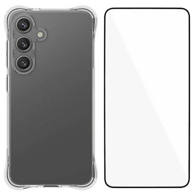 Custodia TPU trasparente antiurto con pellicola per Galaxy S26 FE 5G