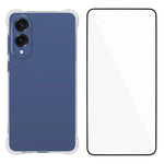 Custodia TPU trasparente antiurto con pellicola per Galaxy S26 FE 5G