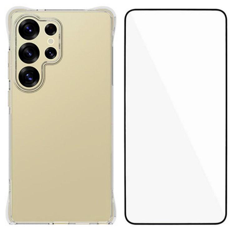 Custodia TPU trasparente antiurto con pellicola per Galaxy S26 FE 5G