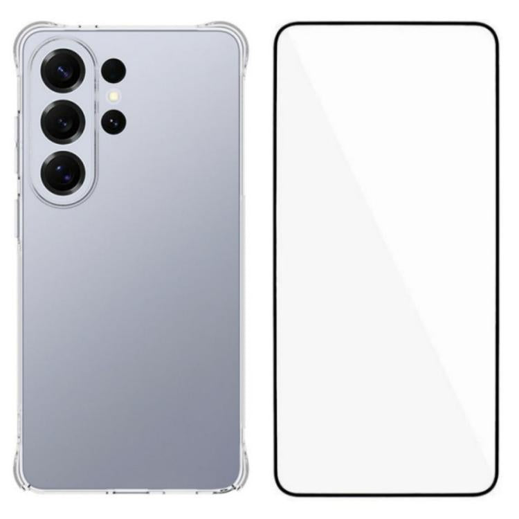 Custodia TPU trasparente antiurto con pellicola per Galaxy S26 FE 5G