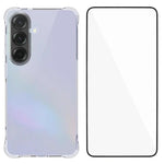 Custodia TPU trasparente antiurto con pellicola per Galaxy S26 FE 5G