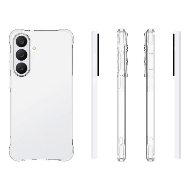 Custodia TPU trasparente antiurto con pellicola per Galaxy S26 FE 5G