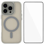 Custodia ibrida PC TPU con vetro per iPhone 13 e 14