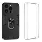 Custodia antiurto WANLONFENG con supporto per iPhone 15 Pro