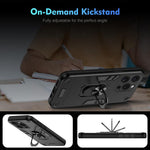 Custodia antiurto WANLONFENG con supporto per iPhone 15 Pro