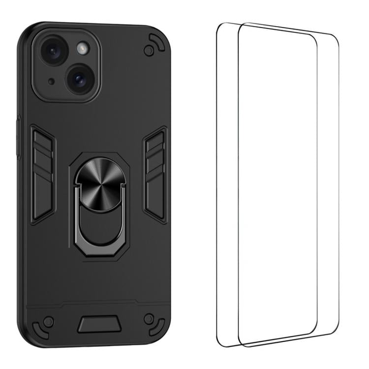 Custodia antiurto WANLONFENG con supporto per iPhone 15 Pro