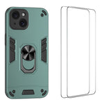 Custodia antiurto WANLONFENG con supporto per iPhone 15 Pro