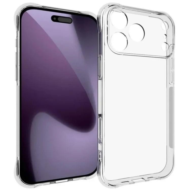 Custodia TPU trasparente antiurto con 2 pellicole per iPhone
