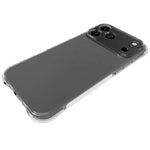 Custodia TPU trasparente antiurto con 2 pellicole per iPhone