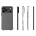 Custodia TPU trasparente antiurto con 2 pellicole per iPhone