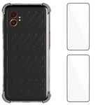 Custodia TPU trasparente antiurto a quattro angoli per Galaxy XCover7 Pro