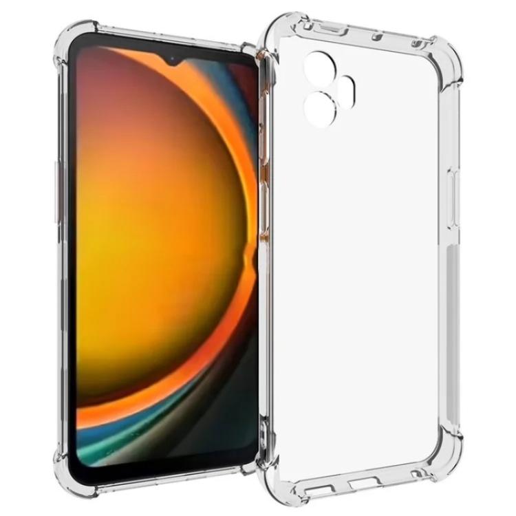 Custodia TPU trasparente antiurto a quattro angoli per Galaxy XCover7 Pro