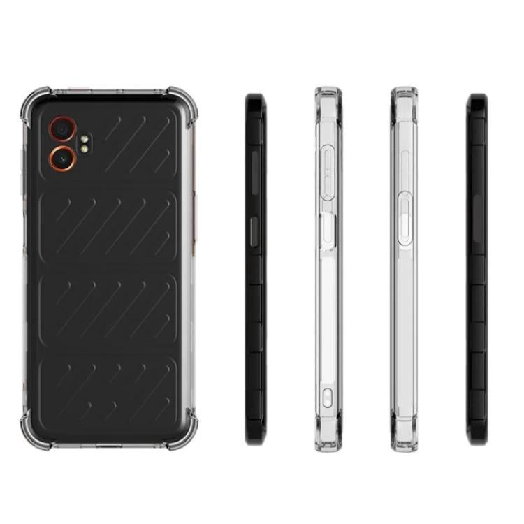 Custodia TPU trasparente antiurto a quattro angoli per Galaxy XCover7 Pro