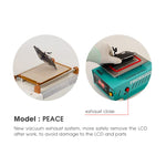 RF4 PEACE Macchina per la separazione di schermi LCD touch screen da 7 pollici per telefoni, con pompa a vuoto integrata, EU Plug, US Plug