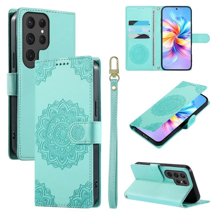 Custodia in ecopelle con cinturino e chiusura magnetica per Galaxy S23 FE, Ultra