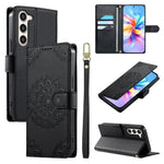 Custodia in ecopelle con cinturino e chiusura magnetica per Galaxy S23 FE, Ultra