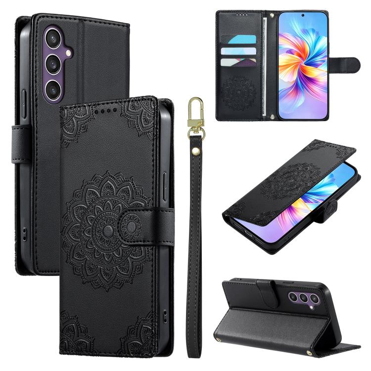 Custodia in ecopelle con cinturino e chiusura magnetica per Galaxy S23 FE, Ultra