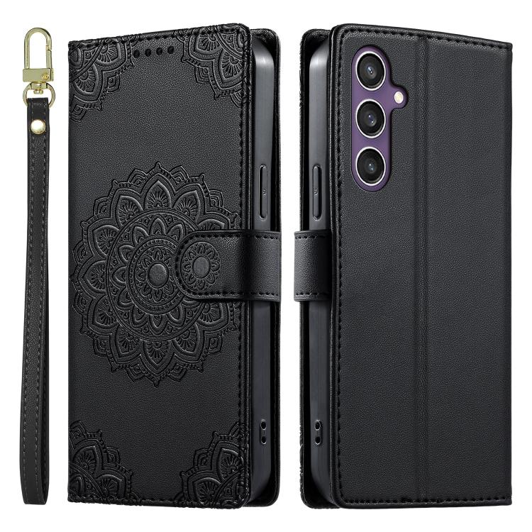 Custodia in ecopelle con cinturino e chiusura magnetica per Galaxy S23 FE, Ultra