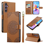 Custodia in ecopelle con cinturino e chiusura magnetica per Galaxy S23 FE, Ultra