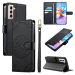 Custodia in ecopelle con cinturino e chiusura magnetica per Galaxy S21, S21+ e