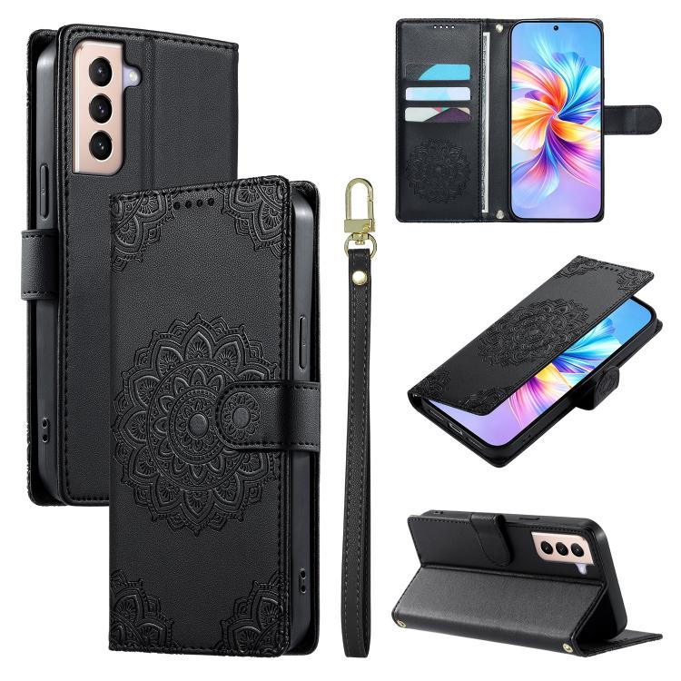 Custodia in ecopelle con cinturino e chiusura magnetica per Galaxy S21, S21+ e