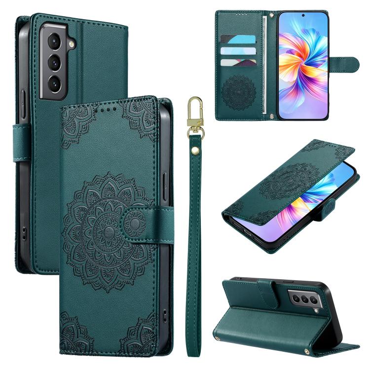 Custodia in ecopelle con cinturino e chiusura magnetica per Galaxy S21, S21+ e