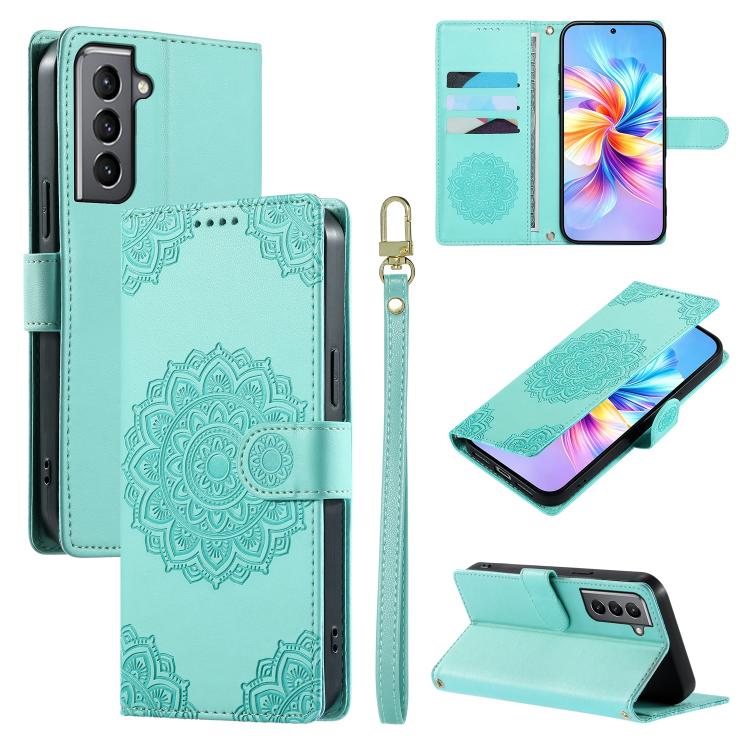 Custodia in ecopelle con cinturino e chiusura magnetica per Galaxy S21, S21+ e