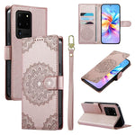 Custodia in ecopelle con cinturino e chiusura magnetica per Galaxy S20 Ultra 5G