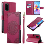 Custodia in ecopelle con cinturino e chiusura magnetica per Galaxy S20 Ultra 5G