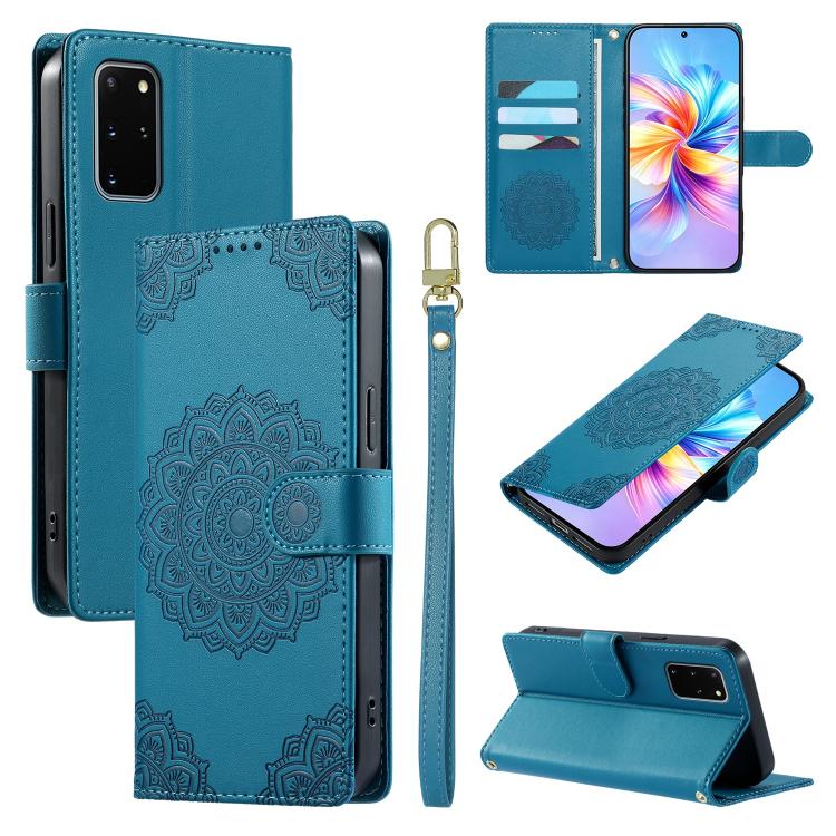 Custodia in ecopelle con cinturino e chiusura magnetica per Galaxy S20 Ultra 5G