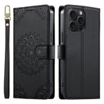 Custodia in ecopelle con cinturino per iPhone 15 Pro Max